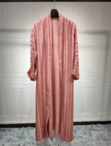 Abaya Kimono élégante en rose