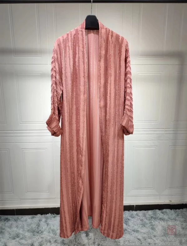 Abaya Kimono élégante en rose