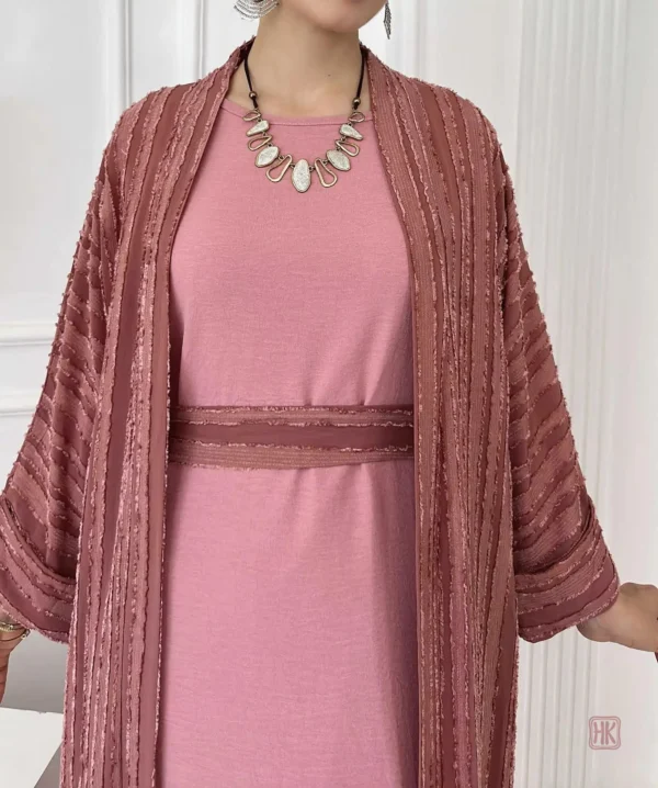 Kimono léger et stylé en rose