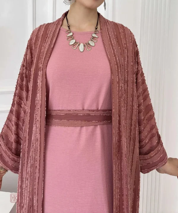 Mode abaya rose pour un look tendance