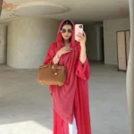 Kimono Abaya Rouge Éclatant