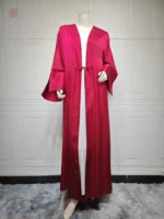 Vêtement Abaya Rouge Rayonnant