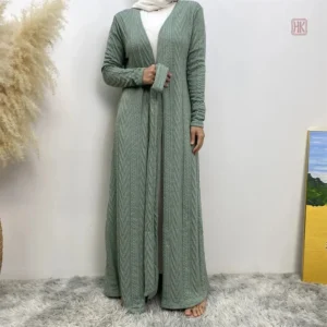 Kimono abaya style cardigan élégant