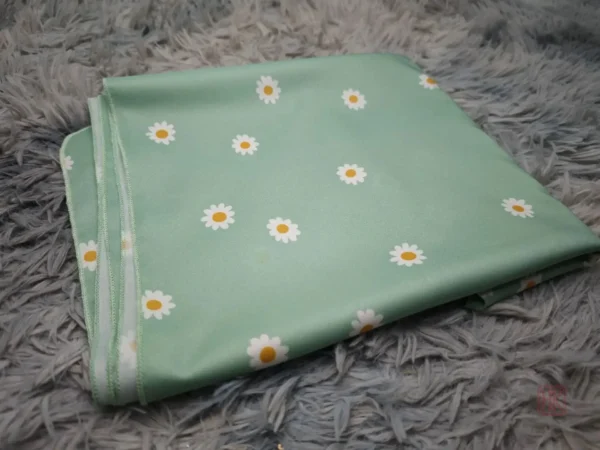 Abaya Moderne Vert à Décor Floral