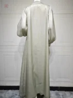 Kimono d'inspiration orientale verte