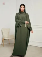 Kimono Abaya Vert Classique élégant et moderne