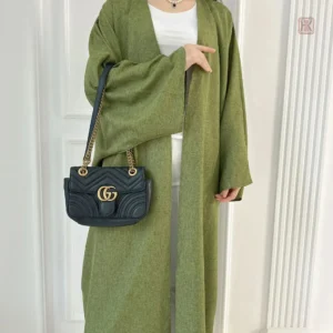 Kimono Abaya Vert Respirant pour un style élégant et confortable