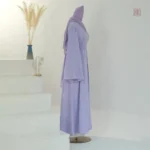 Style kimono violet, perles décoratives ajoutées