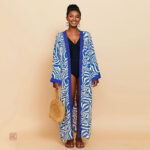 Kimono chic avec motifs africains