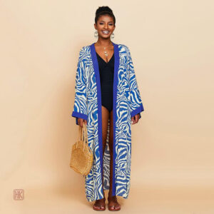 Kimono chic avec motifs africains