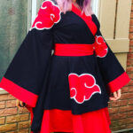 Kimono Akatsuki Femme élégant et stylé