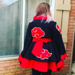 Kimono femme avec motifs Akatsuki uniques