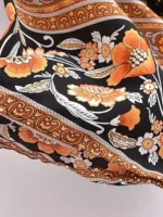 Vêtement bohème femme : Kimono noir