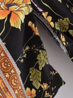 Kimono noir pour un look décontracté