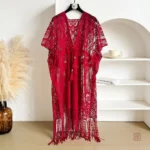 Robe Kimono avec Franges Élégantes