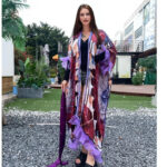 Kimono léger à motifs, parfait pour l'été