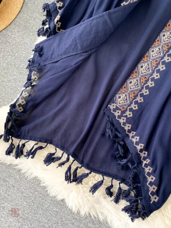 Veste ethnique féminine à porter en toute saison