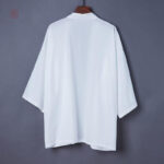Veste d'été blanche style kimono