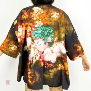 Vêtement léger femme, style kimono floral