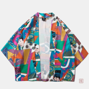 Kimono coloré pour un look décontracté