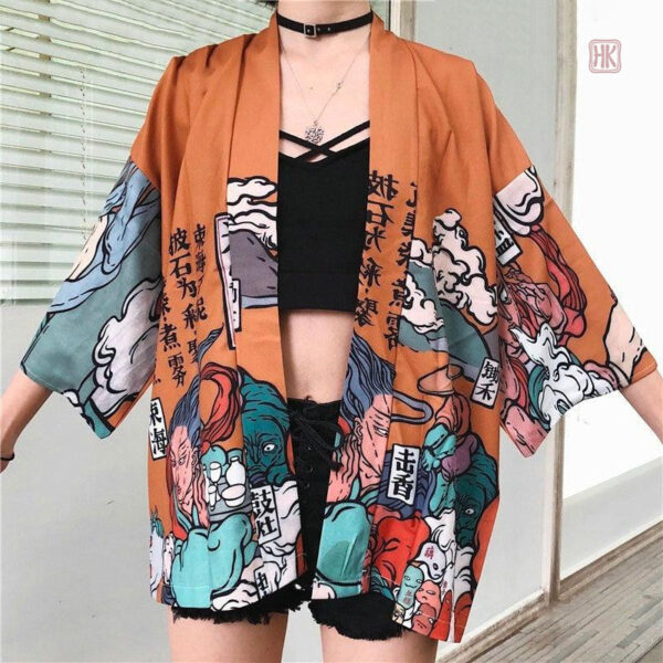 kimono-court-japonais-femme-1 Kimono court japonais femme élégant et léger