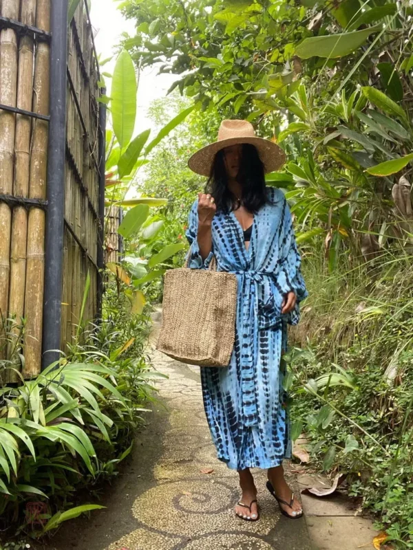 Couverture kimono légère pour la plage ou la piscine