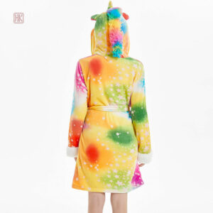 Vêtement de nuit femme, kimono licorne stylé et confortable