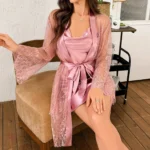 Vêtement de nuit sexy en tissu doux