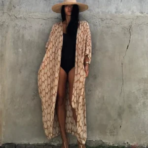 Kimono de plage ample d'été
