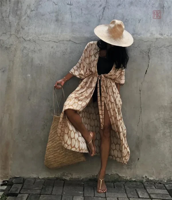Robe kimono légère pour les journées ensoleillées