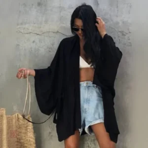 Kimono d'Été Ample pour un Look Décontracté