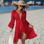 Kimono de Plage Boho à Volants
