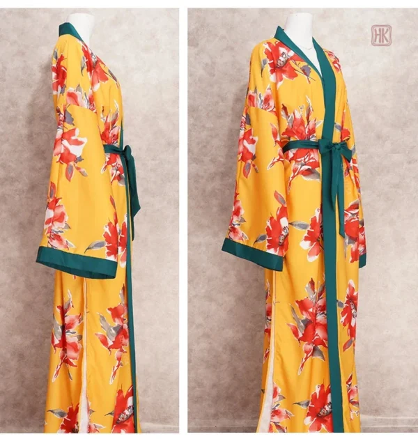 Kimono fleuri pour une touche boho chic
