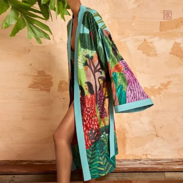 Vêtement de plage chic et coloré pour femmes