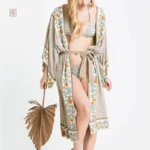 Vêtement d'été léger, kimono boho pour une allure décontractée