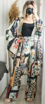 Kimono de plage avec design chic