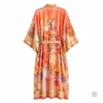 Kimono léger aux motifs floraux, parfait pour l'été
