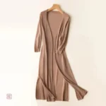 Kimono léger à fentes, parfait pour l'été