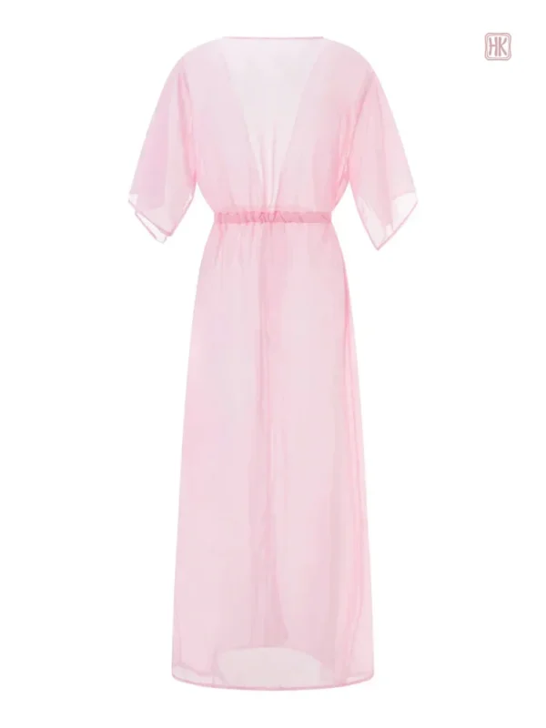 Kimono léger pour l'été en rose