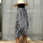 Kimono léger pour l'été, style léopard chic