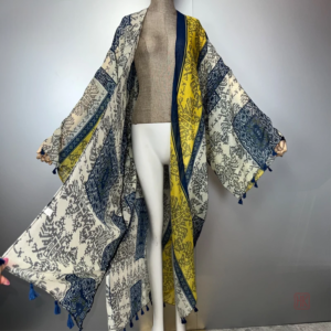 Kimono boho long, style plage pour l'été