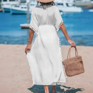 Kimono léger à porter sur la plage, élégant et tendance