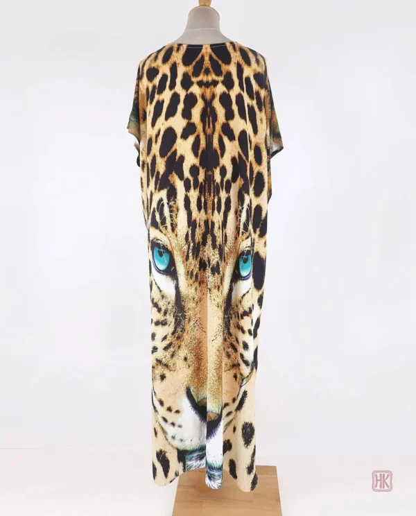 Robe kimono à imprimé tigre pour les journées ensoleillées