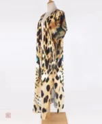 Kimono de plage stylé avec design de tigre