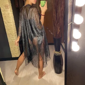 Kimono noir pour une allure estivale