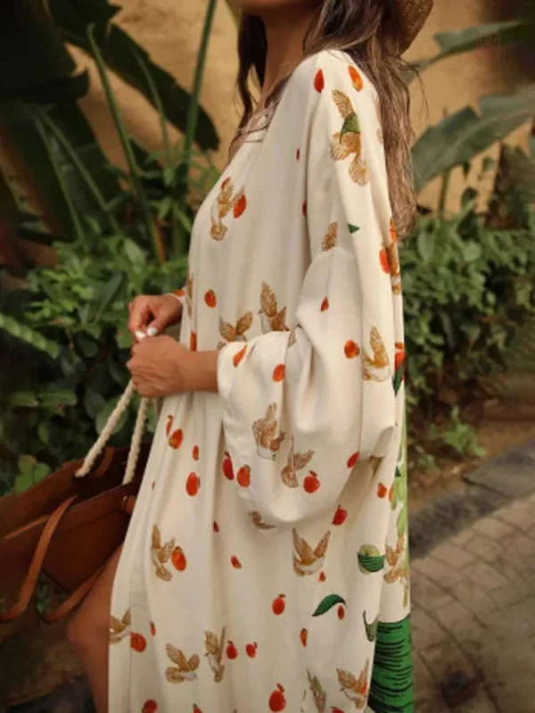 Kimono vert pour une touche estivale