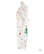 Kimono à motifs oiseaux pour l'été