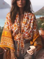 Kimono de plage style veste