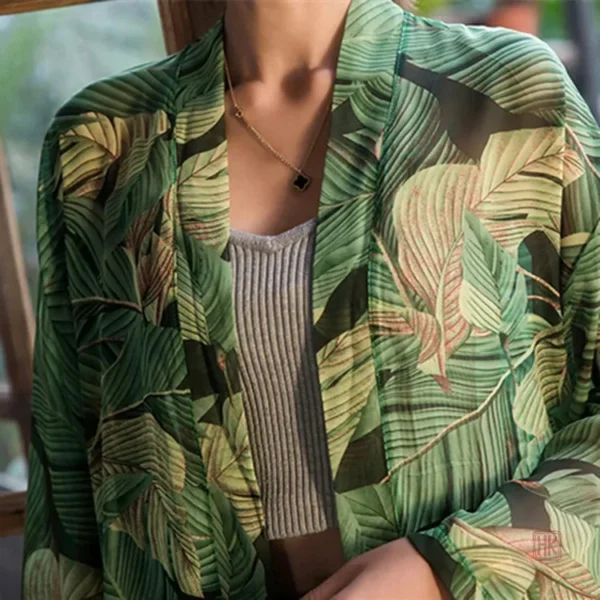 Style décontracté avec feuillage vert