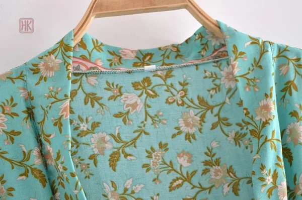 Chic et décontracté, style boho vert